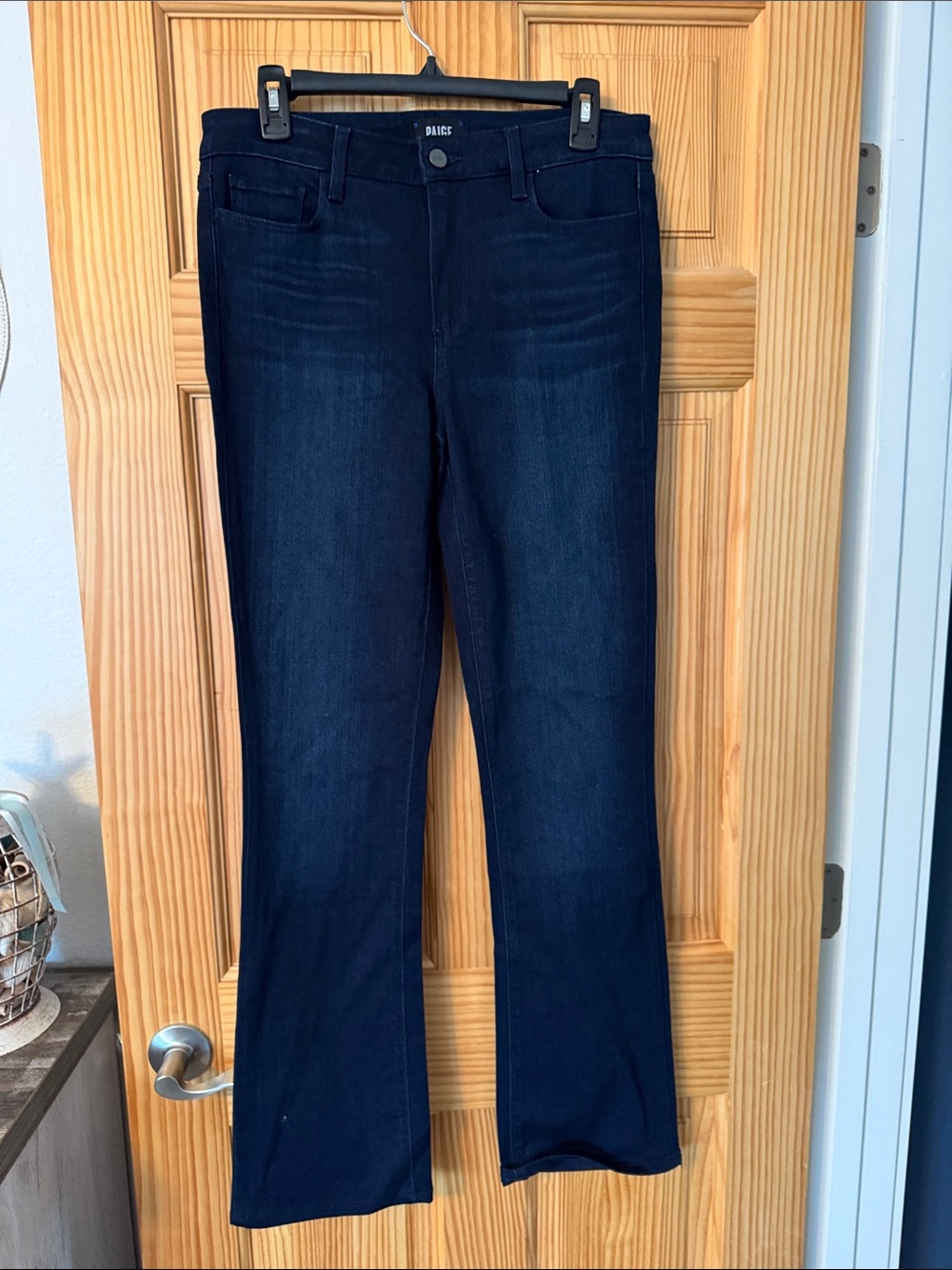 PAIGE Dark Indigo bootcut Jeans